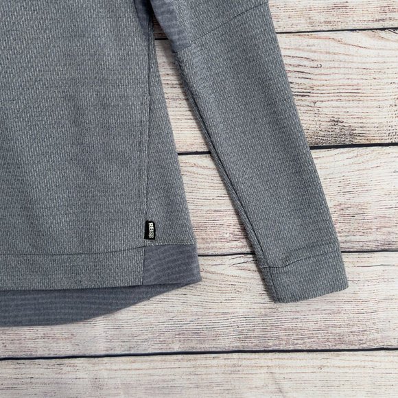 REI Screeline Pullover Hoodie Sweatshirt Women's Size XS Gray Scuba Hood - Picture 4 of 12